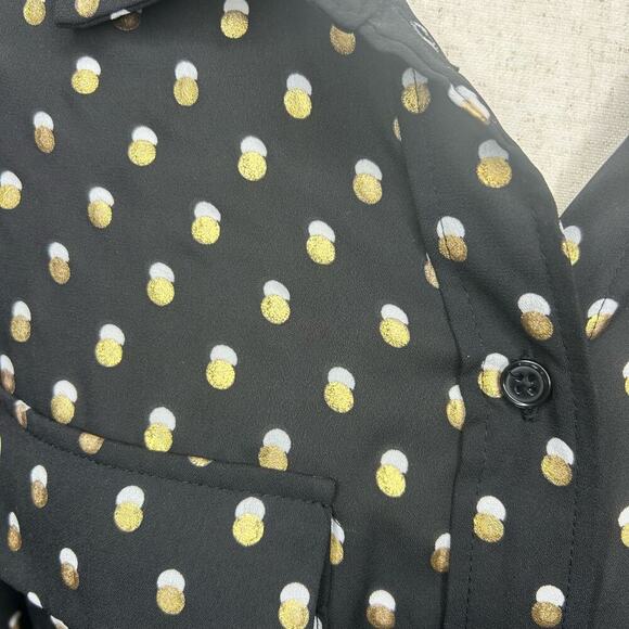 WHOWHATWEAR Size Small Women's Business Shirt Blouse Polyester - Picture 9 of 9